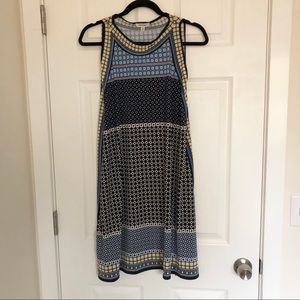 Geometric design shift dress